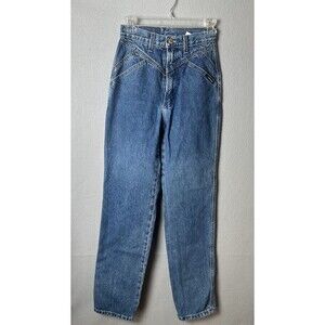 Vintage Rockies Rocky Mountain Jeans Bareback Western Womens Sz 26/3 Blue Denim